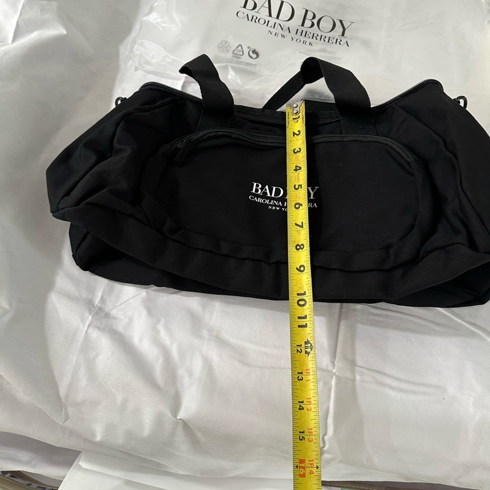 Carolina Herrera Black Duffel Bag